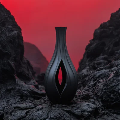 Volcano Vase – Bình Hoa Núi Lửa