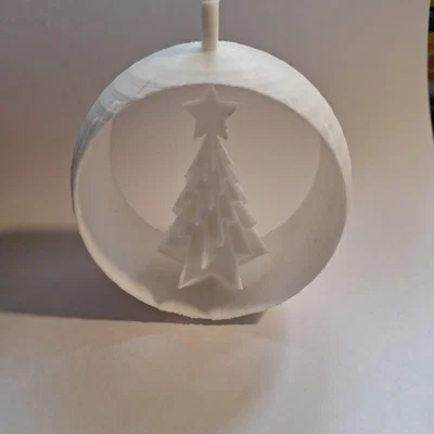 Quả cầu treo trang trí cây thông Noel in 3D đẹp mắt