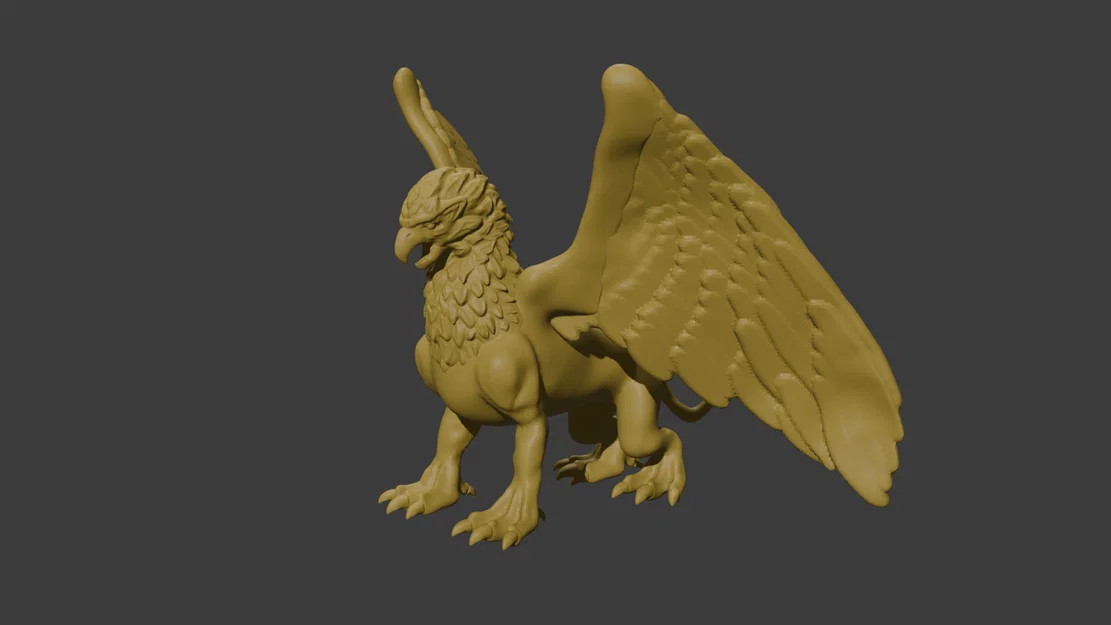 Mô hình 3D Griffin (Điểu Sư) cho game D&D và Tabletop - Image 1