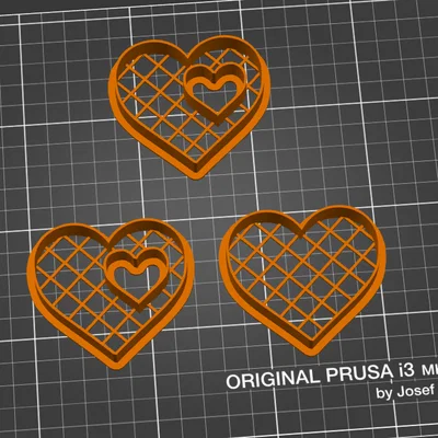 Khuôn cắt bánh quy hình trái tim (Vánoční srdíčko) cho Giáng sinh