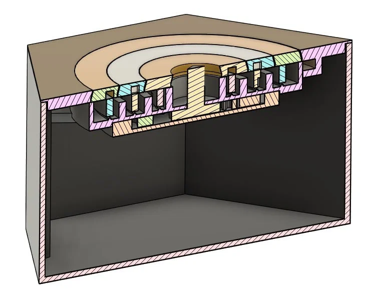 Hộp Giải Đố Khóa Mã Vòng Đồng Tâm Phong Cách Viking - Image 4