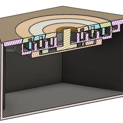 Hộp Giải Đố Khóa Mã Vòng Đồng Tâm Phong Cách Viking