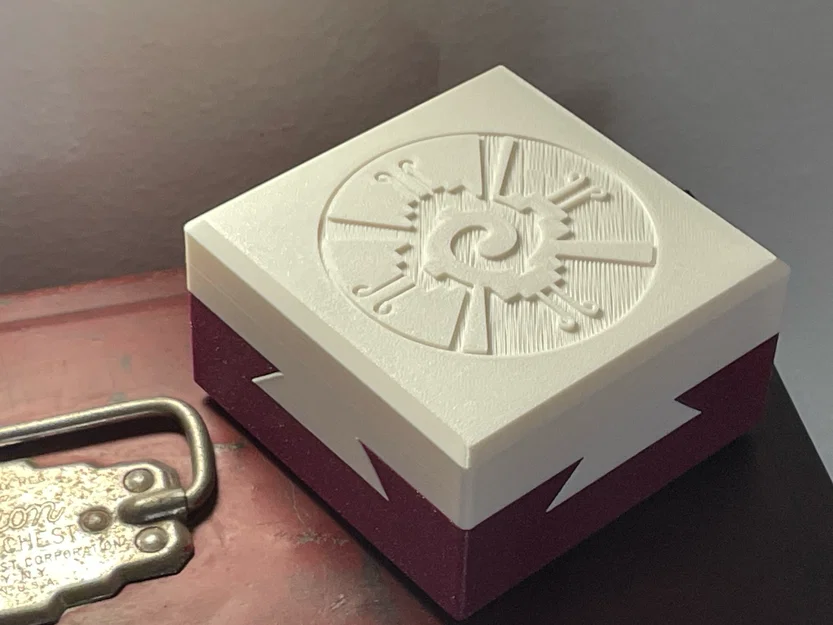 Hộp giải đố mộng đuôi én phong cách Maya với ngăn bí mật - Image 1