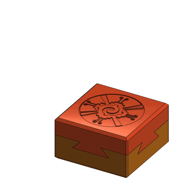 Hộp giải đố mộng đuôi én phong cách Maya với ngăn bí mật - Image 2