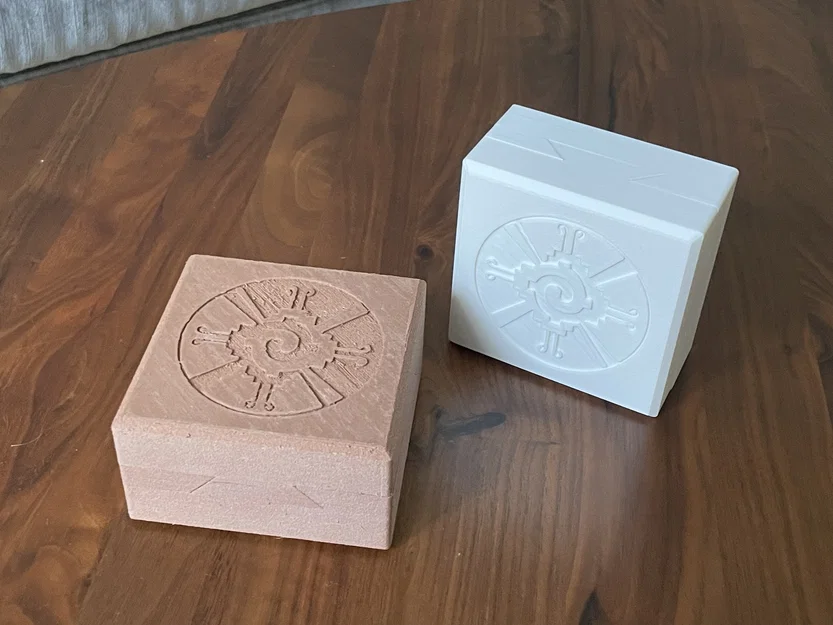 Hộp giải đố mộng đuôi én phong cách Maya với ngăn bí mật - Image 3