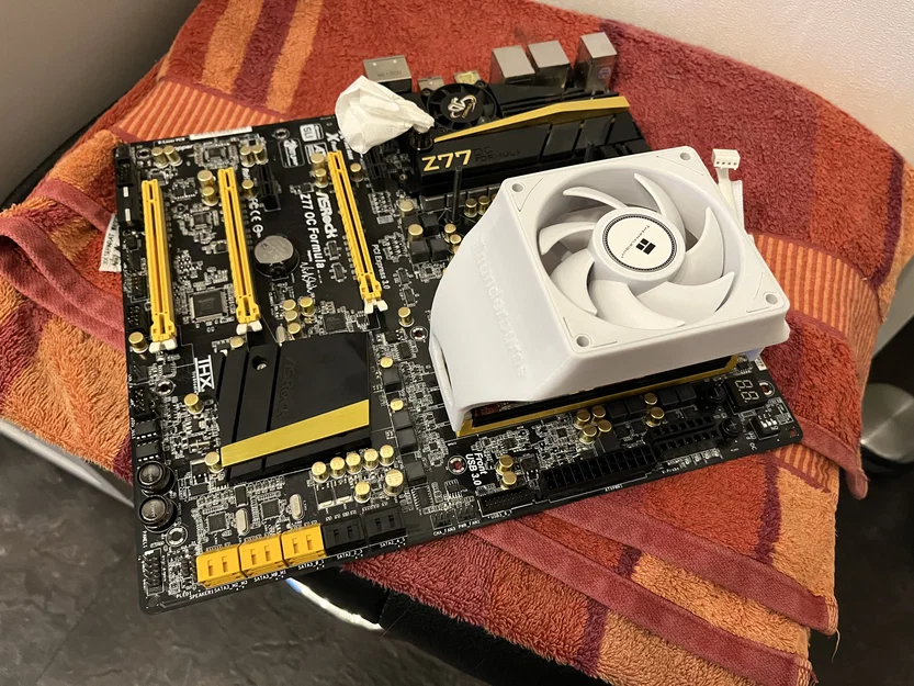 Ốp tản RAM / RAM Cooling Shroud / RAM Cooler (dùng quạt 80mm) - Image 5