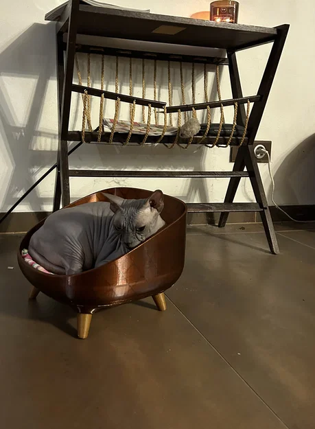 Giường nằm cho mèo xinh xắn - Mẫu 3D in ấn hiện đại - Image 1