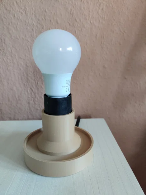 Đèn bàn đầu giường gân hiện đại (Modern Ribbed Night Stand Lamp) - Image 3