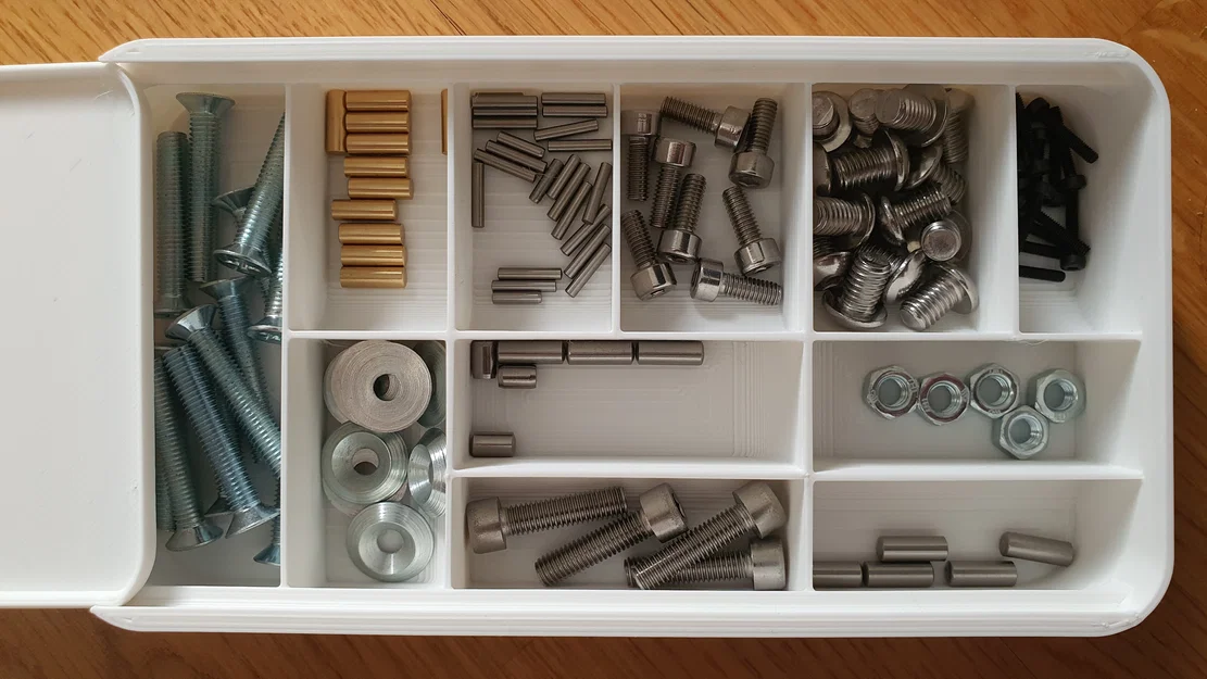 Another Screw Organiser – Hộp sắp xếp ốc vít nắp trượt - Image 5