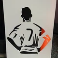 Cristiano Ronaldo - Khuôn Stencil Template để vẽ và sơn - Thumbnail 1