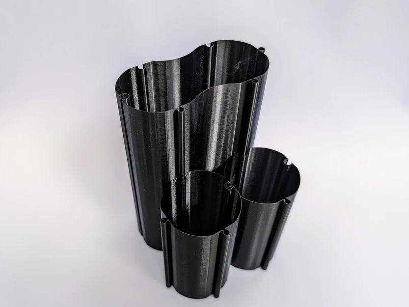 Hộp/Ngăn kéo sắp xếp dây cáp đơn giản, modular (Vase & Gridfinity) - Image 3