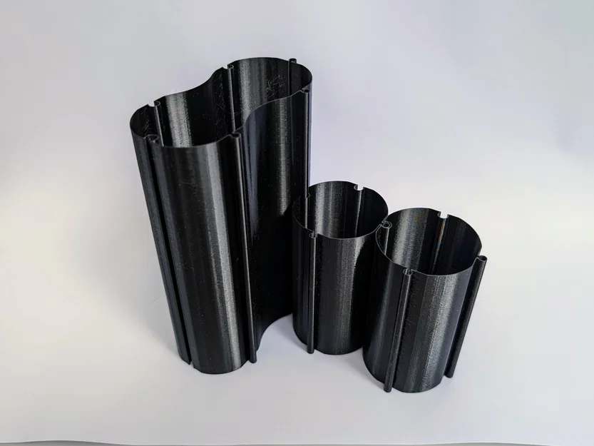 Hộp/Ngăn kéo sắp xếp dây cáp đơn giản, modular (Vase & Gridfinity) - Image 4