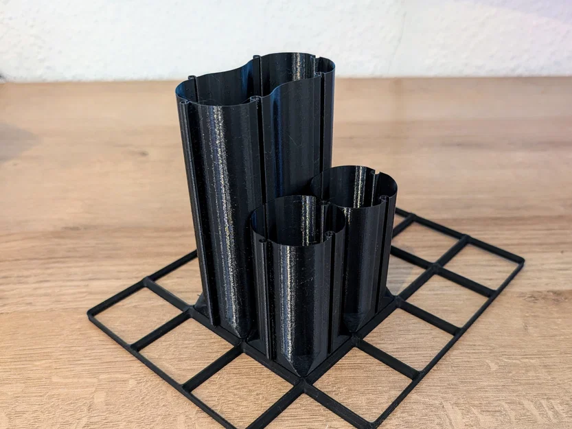 Hộp/Ngăn kéo sắp xếp dây cáp đơn giản, modular (Vase & Gridfinity) - Image 7