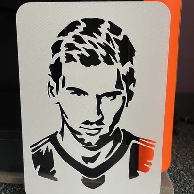 Lionel Messi - Template Stencil để vẽ và sơn