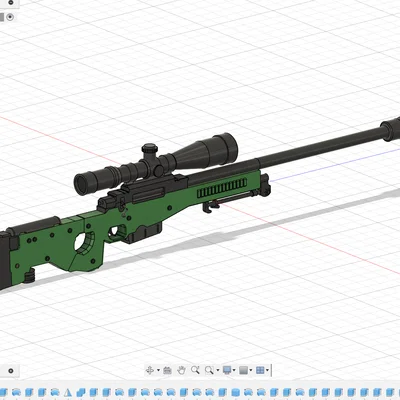 Mô hình súng bắn tỉa AWP CS2 in 3D - Tùy chỉnh kích thước