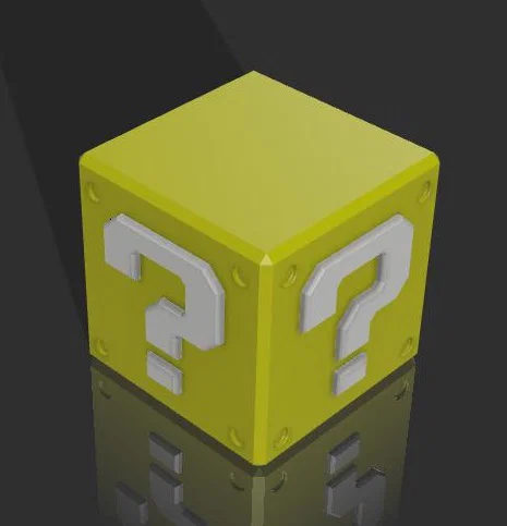 Hộp Đựng Đồ Super Mario Question Box 3D - Mô Hình Trang Trí Độc Đáo - Image 1