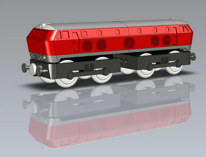 Brio compatible - BR218 - Holzeisenbahn (tương thích tàu gỗ Brio/IKEA/Lidl) - Image 4