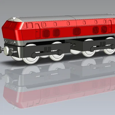 Brio compatible - BR218 - Holzeisenbahn (tương thích tàu gỗ Brio/IKEA/Lidl)