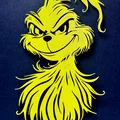 Trang trí treo tường Grinch - Mẫu in 3D Giáng sinh độc đáo - Thumbnail 2