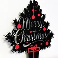 Tranh treo tường Merry Christmas 3D - Trang trí Giáng Sinh độc đáo - Thumbnail 2