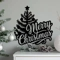 Tranh treo tường Merry Christmas - Đồ trang trí Giáng sinh in 3D - Thumbnail 1