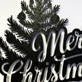 Tranh treo tường Merry Christmas - Đồ trang trí Giáng sinh in 3D - Thumbnail 4