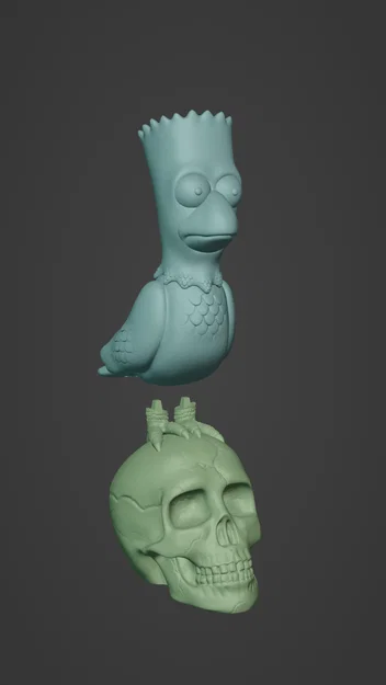 Mô hình 3D Bart The Raven - Độc đáo cho người hâm mộ The Simpsons - Image 6
