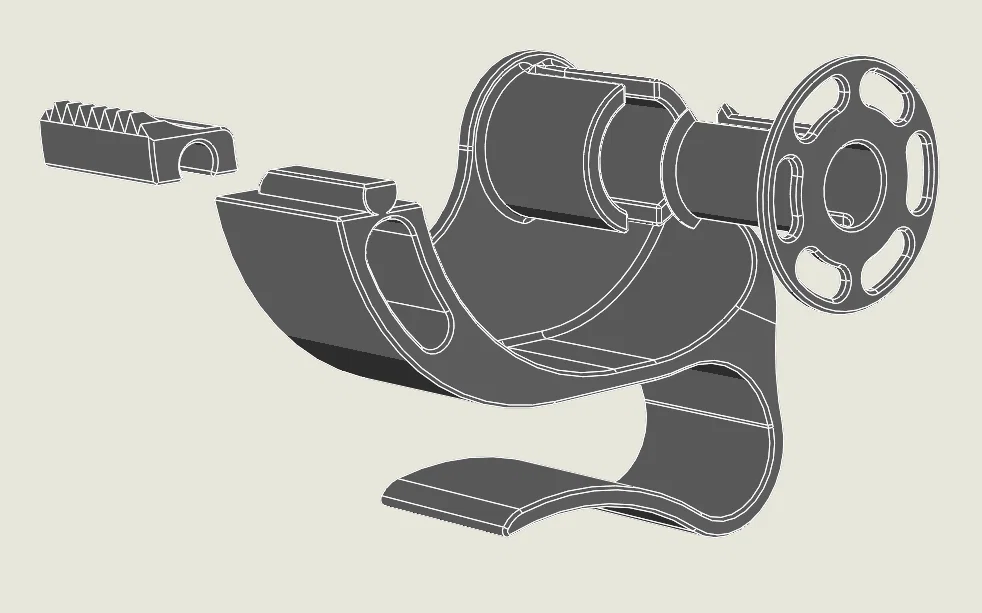Tesa dispenser kẹp bàn (Tesa Abroller/Roller/Klebeband Abroller/Strip Roller) - Image 2