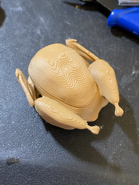 Mô hình hộp đựng hình gà tây nướng (Turkey Roast Box) in 3D - Image 1