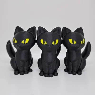 Mèo Halloween Dễ Thương Không Cần Support