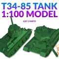 Xe tăng T34-85 (USSR) – tỉ lệ 1:100, 2 parts - Thumbnail 1