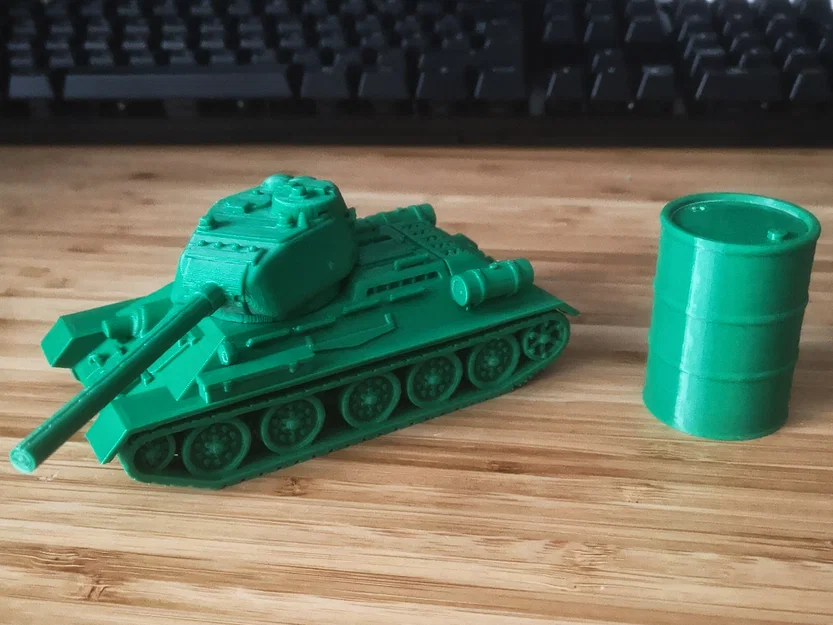 Xe tăng T34-85 (USSR) – tỉ lệ 1:100, 2 parts - Image 2