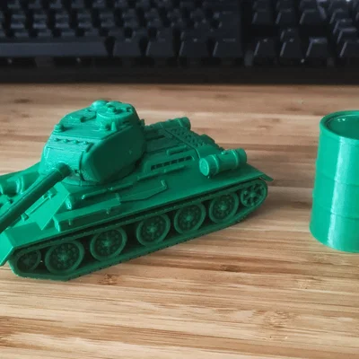 Xe tăng T34-85 (USSR) – tỉ lệ 1:100, 2 parts