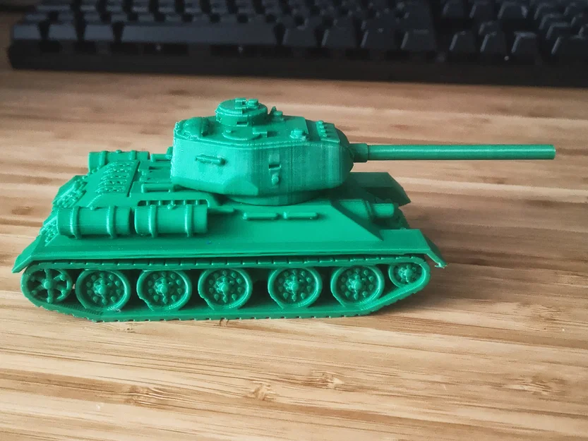 Xe tăng T34-85 (USSR) – tỉ lệ 1:100, 2 parts - Image 3