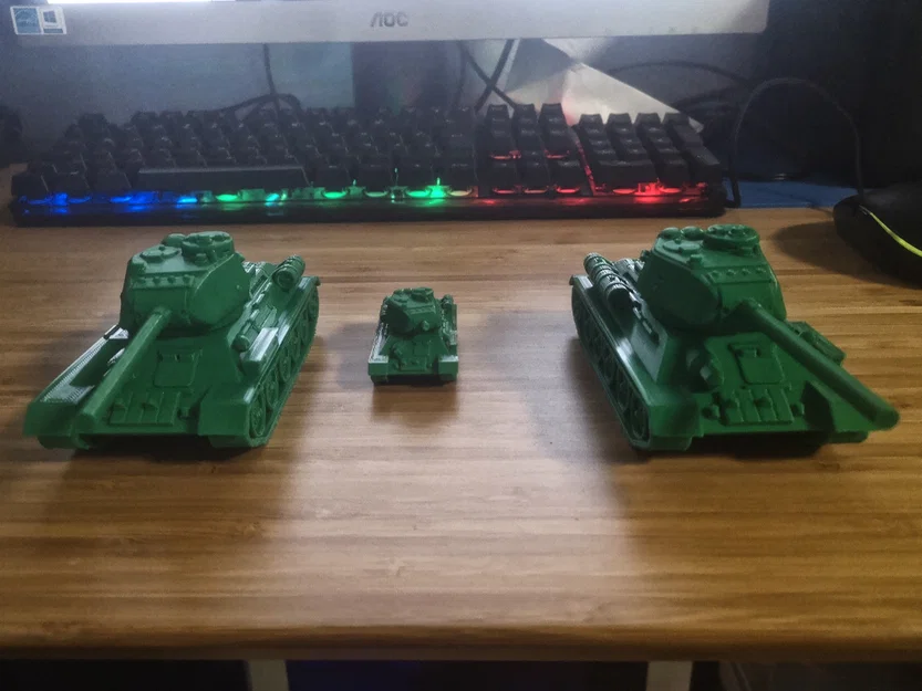 Xe tăng T34-85 (USSR) – tỉ lệ 1:100, 2 parts - Image 4