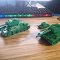 Xe tăng T34-85 (USSR) – tỉ lệ 1:100, 2 parts - Thumbnail 5