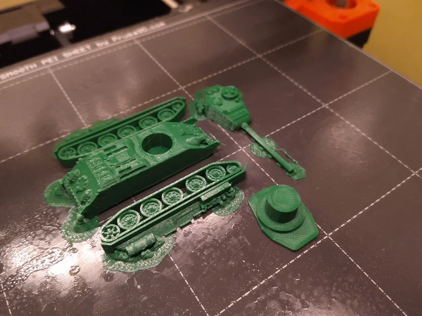 Mô hình xe tăng T-35 tỉ lệ 1:100 dễ in 3D cho sa bàn quân sự - Image 2