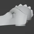 Mô hình đầu cá sấu LEGO Legends of Chima để in 3D - Thumbnail 3