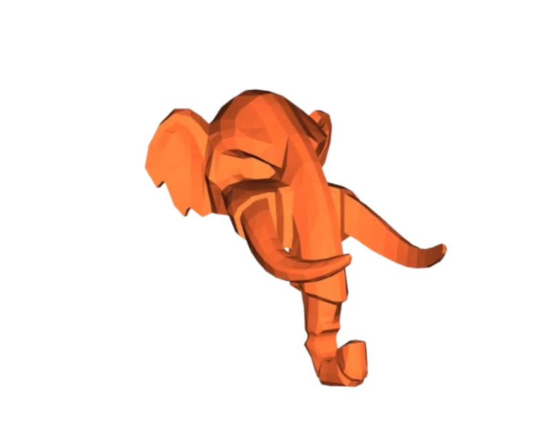 Mô hình 3D đầu voi Mammoth từ LEGO Legends of Chima - Image 1