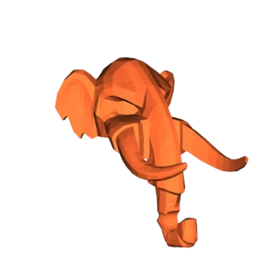 Mô hình 3D đầu voi Mammoth từ LEGO Legends of Chima