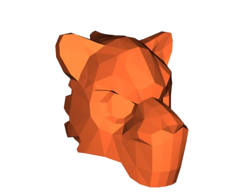 Mô hình đầu Hổ răng kiếm (Saber-Tooth Tiger) phong cách LEGO Chima - Image 1