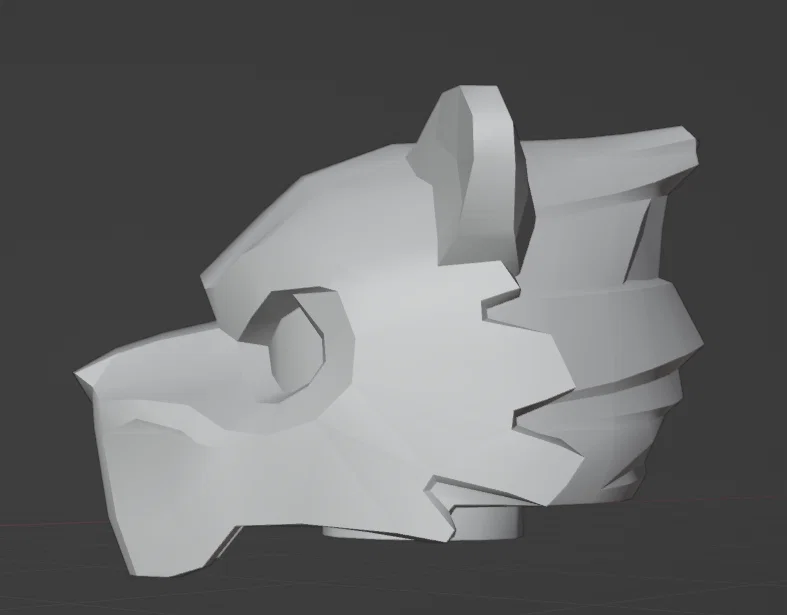 Mô hình đầu Hổ răng kiếm (Saber-Tooth Tiger) phong cách LEGO Chima - Image 3