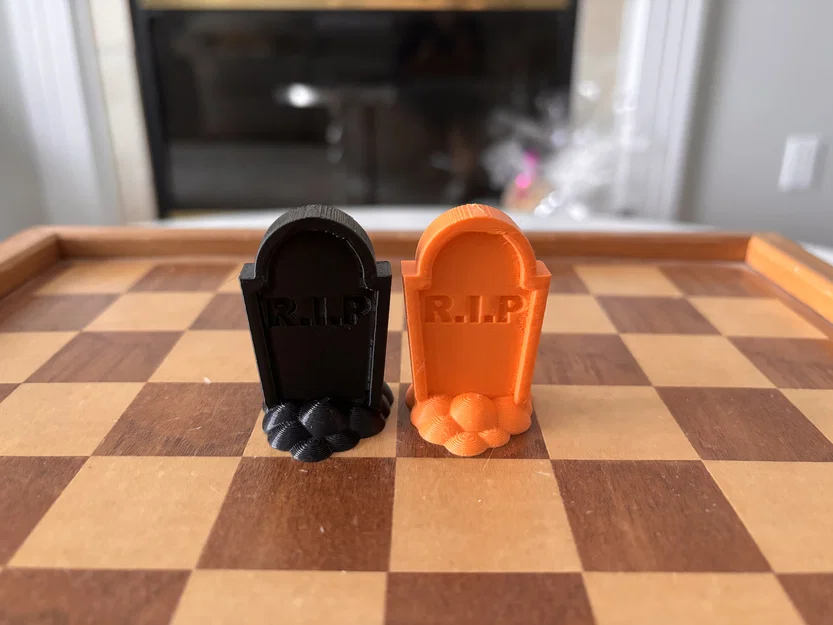 Bộ Cờ Vua Halloween Chess Set In 3D Độc Đáo - Image 6