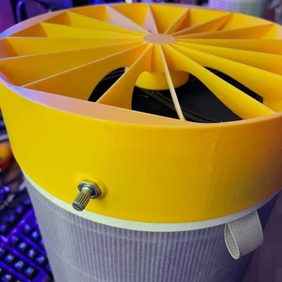 Máy lọc không khí DIY dùng lõi lọc Xiaomi