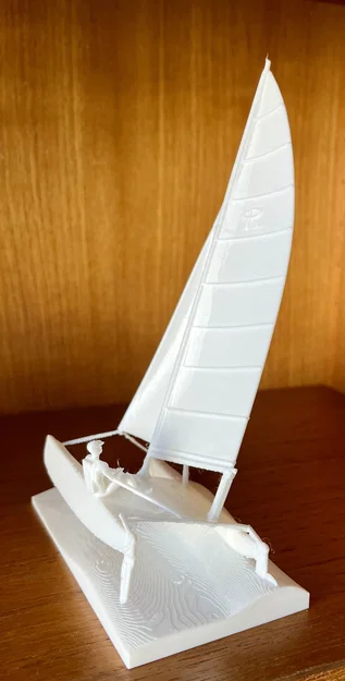 Mô hình thuyền buồm Prindle 16 Catamaran in 3D chi tiết - Image 2