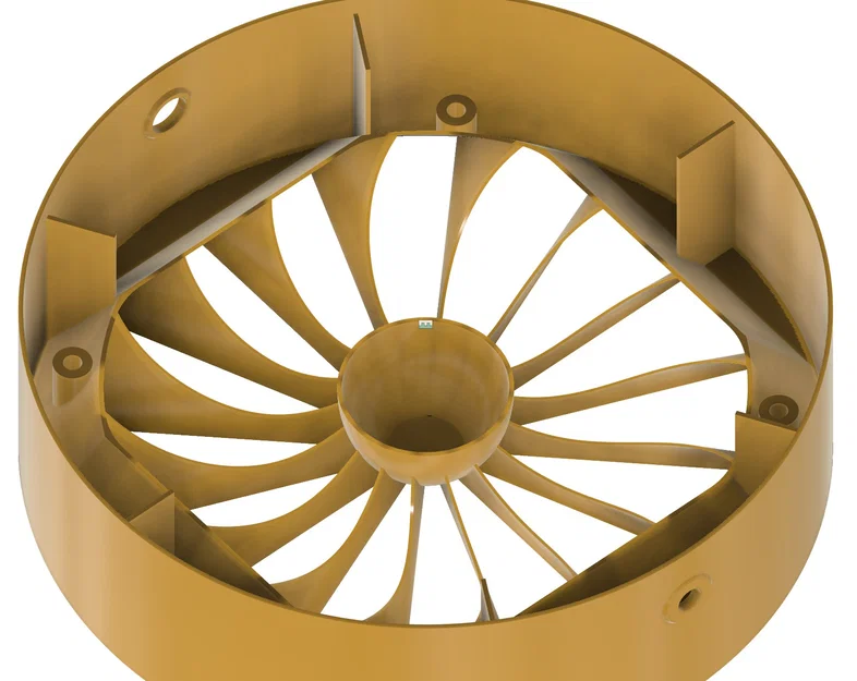 Bộ khung 3D lắp quạt 14cm cho lõi lọc không khí Xiaomi - Image 2