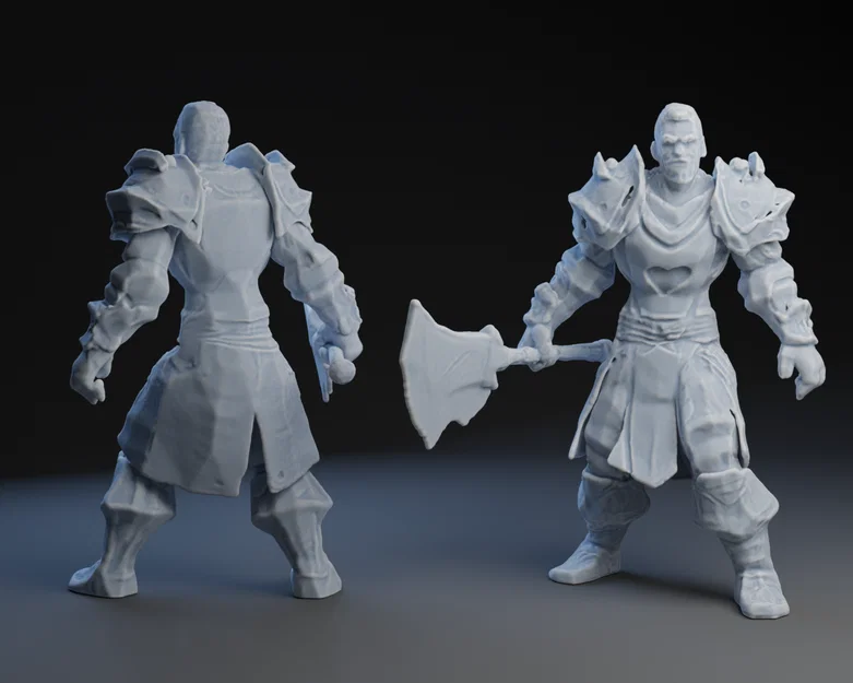 Mô hình 3D Leeroy Jenkins - Tượng nhân vật game huyền thoại - Image 1