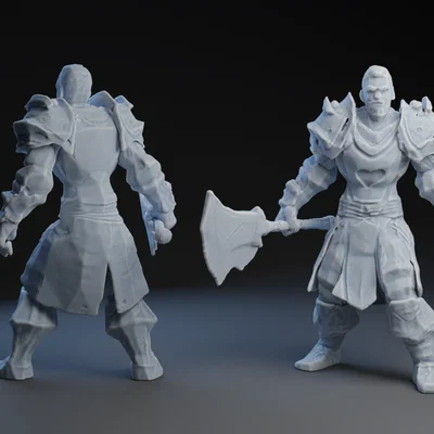 Mô hình 3D Leeroy Jenkins - Tượng nhân vật game huyền thoại