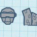 Mẫu charm Gorilla Tag trang trí dép Crocs độc đáo in 3D - Thumbnail 1