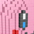 Mô hình 8-bit Kirby Valentine - Quà tặng 3D độc đáo - Thumbnail 3